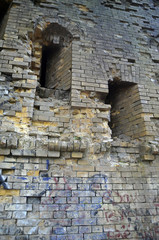 Historical fortification. The location is known as the Green Theater. Kiev, Ukraine.