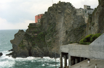 Dorf an der italienischen Mittelmeerküste in der  Nähe von Livorno - Italien *** Local Caption...