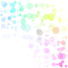 Fototapeta na wymiar Random Dots Bubble Background, Creative Design Templates