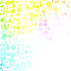 Random Dots Bubble Background, Creative Design Templates