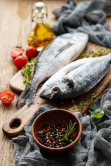 Fresh fish dorado