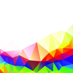Colorful Polygonal Mosaic Background, Creative Design Templates