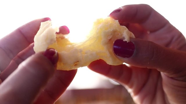 Cheese bread, a popular food in Brazil. Typical brazilian cheese buns