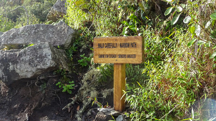 Amazing nature of Machu Picchu, Peru