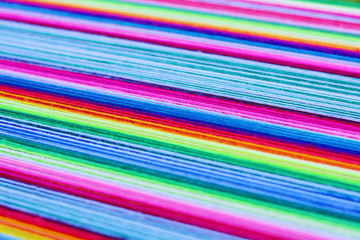A lot of beautiful colorful threads.