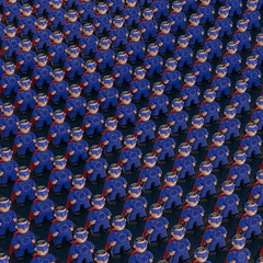 Fototapeta premium Superhero concept - 3D Illustration