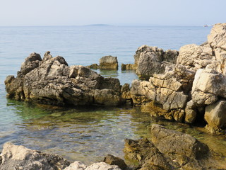 rocks and sea