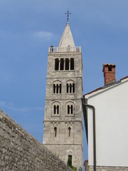 Fototapeta na wymiar Church in Rab croatia