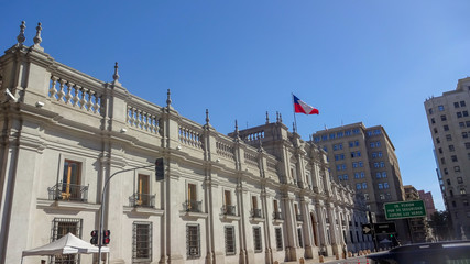 Fototapeta na wymiar Santiago de Chile is an amazing capital of the country