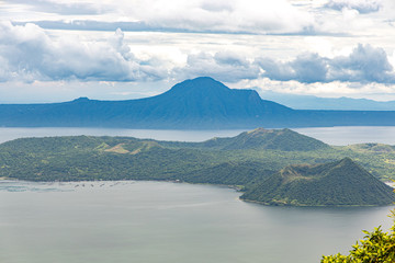 Beautiful Taal lake view from Tagaytay