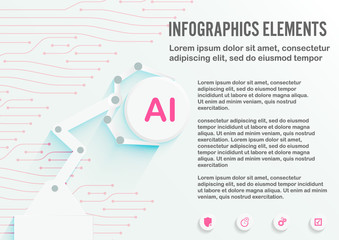 Business industry autonomous, machine, robot, robotic, technology Infographics Template for Website and Presentation. Line Blue icon infographic style vector 