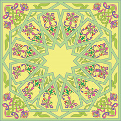    Luxurious abstract pattern in oriental style