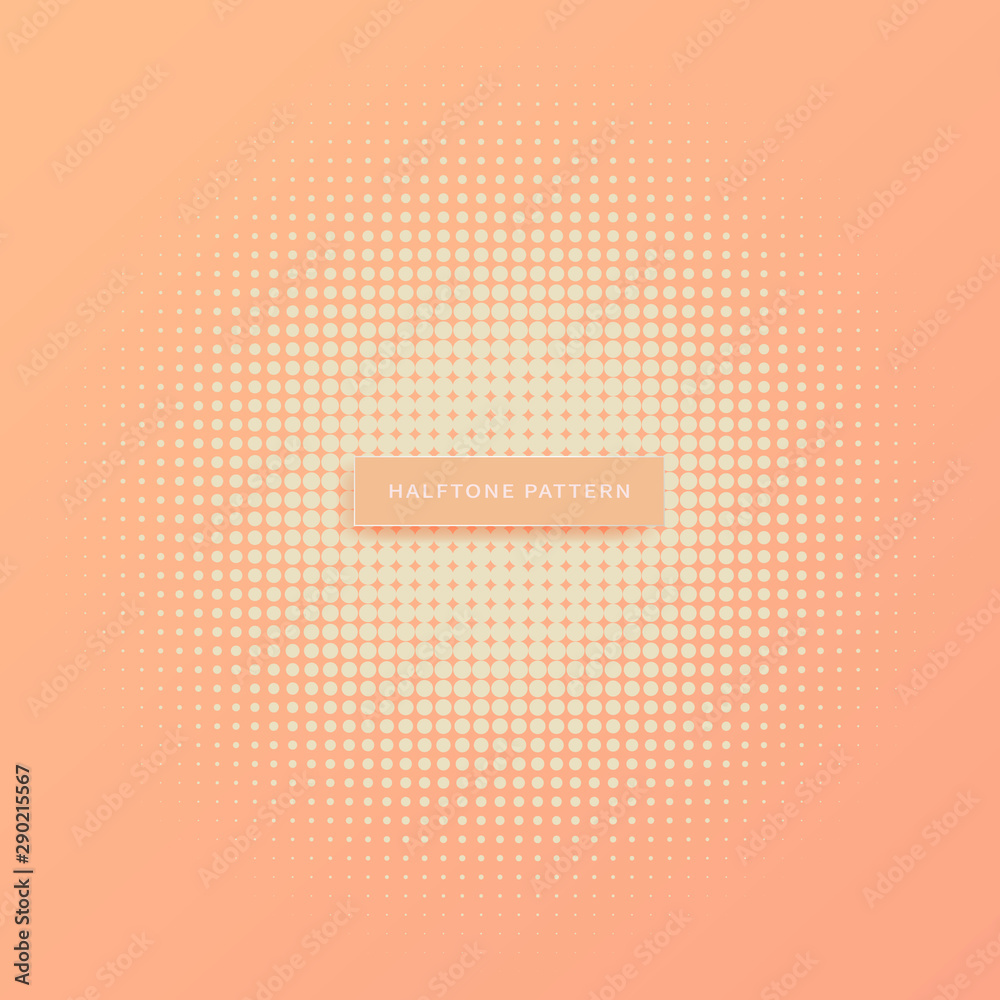 Poster halftone pattern, abstract background