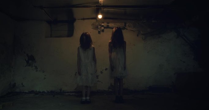 Two little girls with no faces appear and scare the shit out of you.