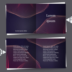 Abstract trendy colors background with blur gradient elements. Brochure template. Eps10 Vector illustration