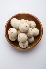 Rava Laddu or Semolina Laddoo Or Rawa Ladu, a popular sweet dish from Maharashtra, India