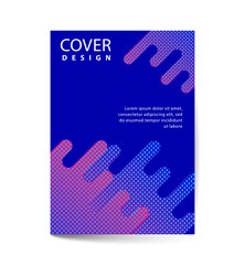 Covers with Flat & Dynamic Design. Geometric shapes Dynamic wavy form with irregular parallel rounded lines in motion. Applicable for Banners, Placards, Posters, Flyers and Banner Designs.