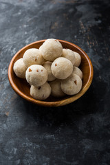 Rava Laddu or Semolina Laddoo Or Rawa Ladu, a popular sweet dish from Maharashtra, India