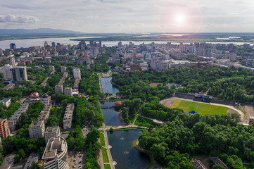 Panorama of Khabarovsk.