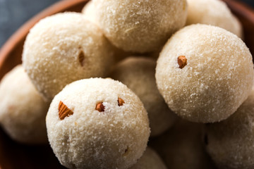 Rava Laddu or Semolina Laddoo Or Rawa Ladu, a popular sweet dish from Maharashtra, India
