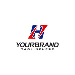 unique logo that forms the letter H matches your company. logo inspiration H