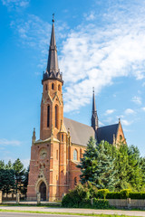 Naklejka na ściany i meble View at the Church of Saint Joseph in Sekowa village - Poland