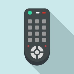 Ir remote control icon. Flat illustration of ir remote control vector icon for web design