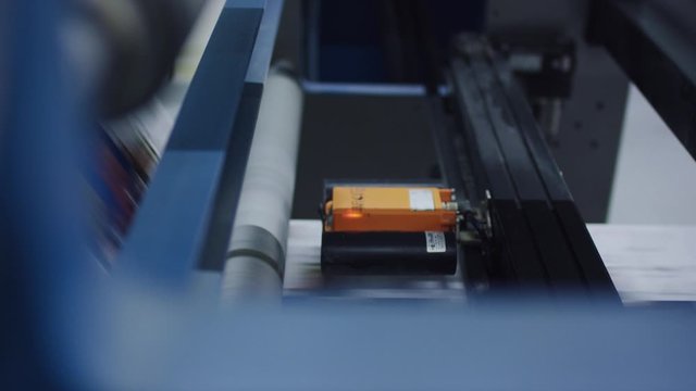 Fliessband Objekt Zähler Gerät in Druckerei- Flowing Ribbon object Counter device