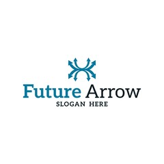 Future Arrow Company or Business Mark Logo Design 