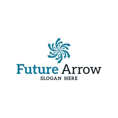 Future Arrow Company or Business Mark Logo Design 