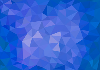 Obraz premium Modern blue abstract polygonal background. Geometric texture background