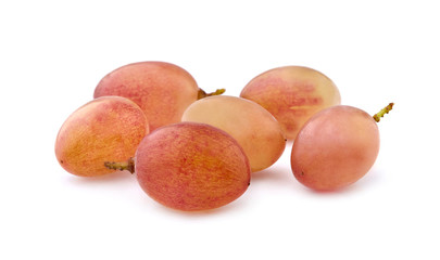 Grape berries  isolated on white background cutout