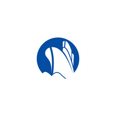 Fototapeta premium Cruise Ship Logo Inspirations template