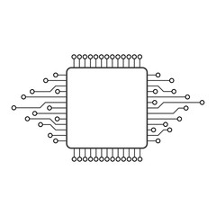 Abstract technology frame
