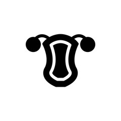 uterus solid icon