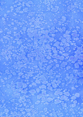 Blue texture watercolor hand painted illustration.