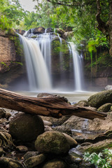 Beautiful landscape of Heaw Suwat waterfall in Khaoyai National Park,Thailand