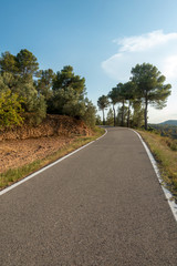 Mountains in the prat de comte de Tarragona