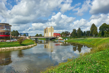 Obraz premium Orsha, Orshitsa river