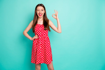 Portrait of her she nice-looking attractive lovely perfect cheerful cheery glad content...