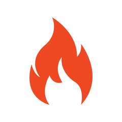 Fire flame logo vector illustration design template. vector fire flames sign illustration isolated. fire icon	