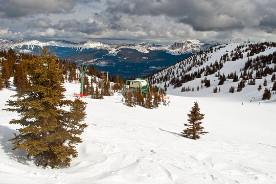 Jasper Marmot Ski Basin Alberta Rocky Mountains Canada