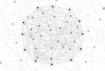 network connection abstract background