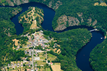 	 Crozant et ses ruines - Vallée des peintres - Creuse	