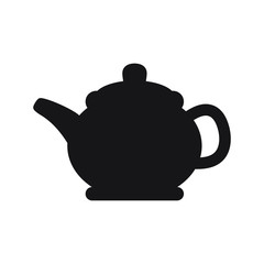 Teapot icon, vector isolated sign