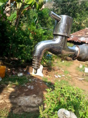water tap in garden