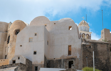 Bell tower and houses