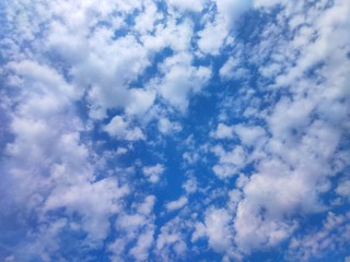 blue sky with clouds