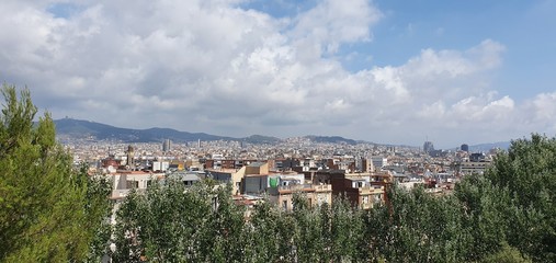 Obraz premium view of Barcelona spain