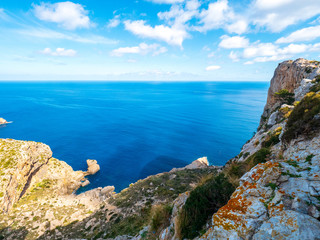 Fototapeta na wymiar Capo formentor, Mallorca, Spanien, an einem sonnigen Sommertag